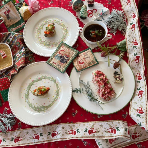 クリスマスのテーブルセッティング🎄
