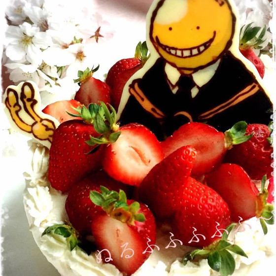 【女性】キャラチョコプレートレッスン付き♪お誕生日ケーキ