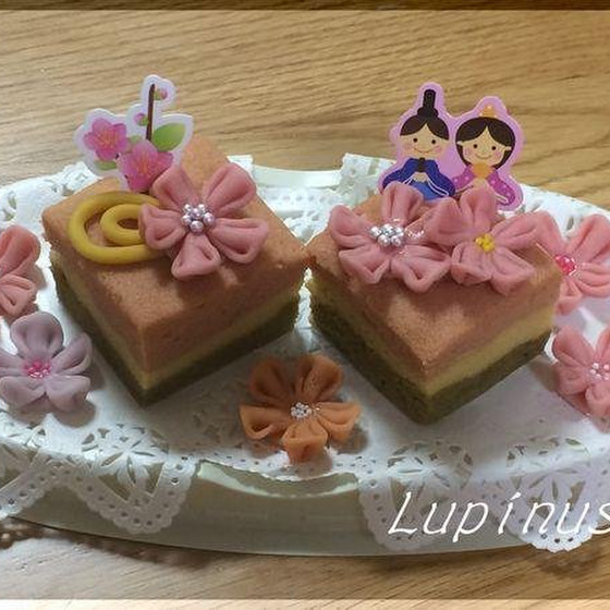 １ｄａｙ　Ｌｕｐｉｎｕｓ　ｌｅｓｓｏｎ　「浮島ひなケーキ」