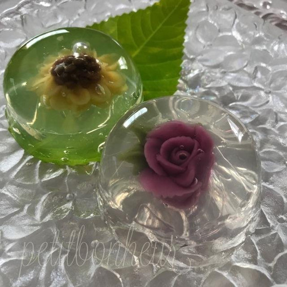 フラワー錦玉ゼリー　ひまわり＆ローズ　１ｄａｙレッスン