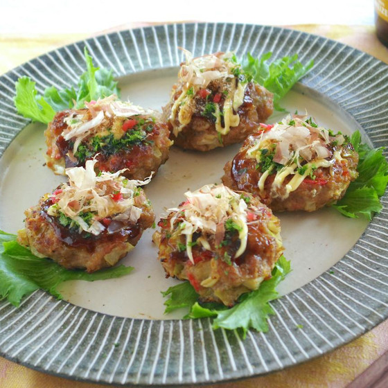 一緒に作ろう♪ 遊び心いっぱいの お好み焼き風ハンバーグ&食物繊維たっぷりの技ありおかず２品