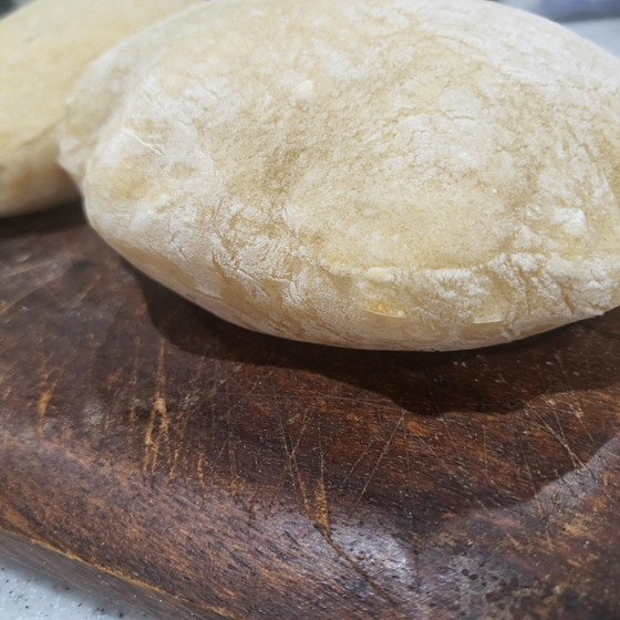 お気軽パン　エビかつピタパン