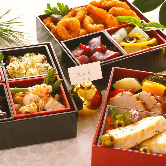 12／31　保存が出来るイタリアンおせち　お重お持ち帰り付