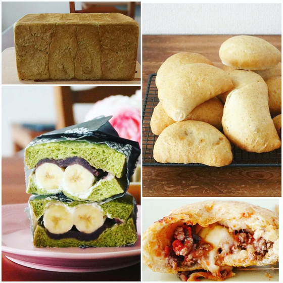 抹茶食パンで作るフルーツサンド、私のカルツォーネ