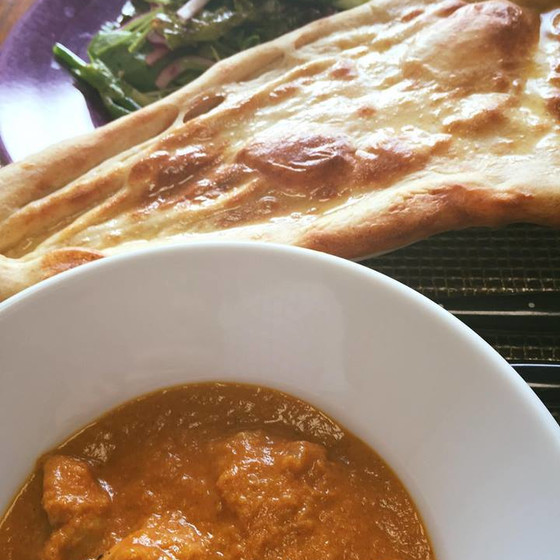 ナン＆バターチキンカレー