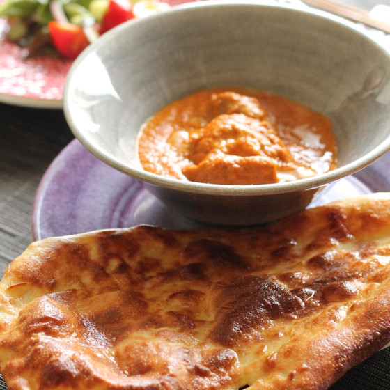 ナン＆バターチキンカレー