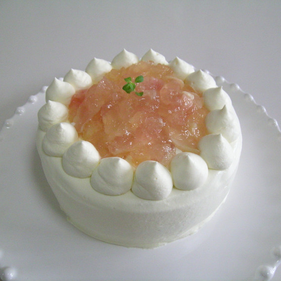  特 桃のショートケーキ