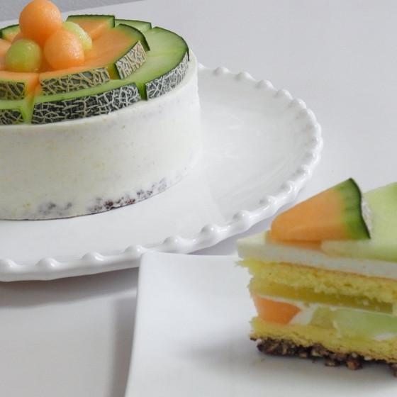 A10  メロンのショコラムース / 甘夏のカップケーキ
