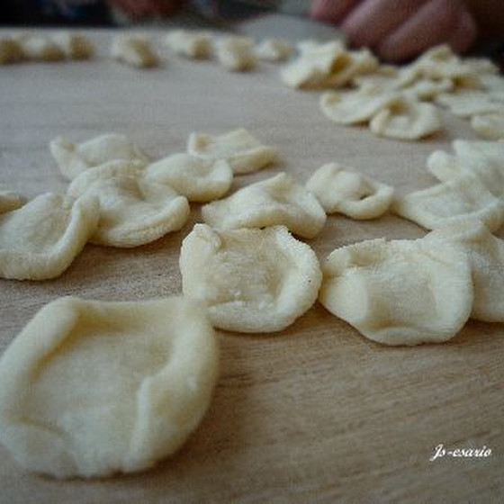 秋の味覚を楽しむパスタ　鮭とリンゴのマスカルポーネソース　