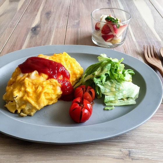 kidsレッスン 「オムライスプレートといちごのケーキ」