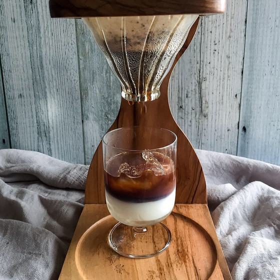 自宅で楽しむハンドドリップ アイスコーヒー&シフォンケーキ