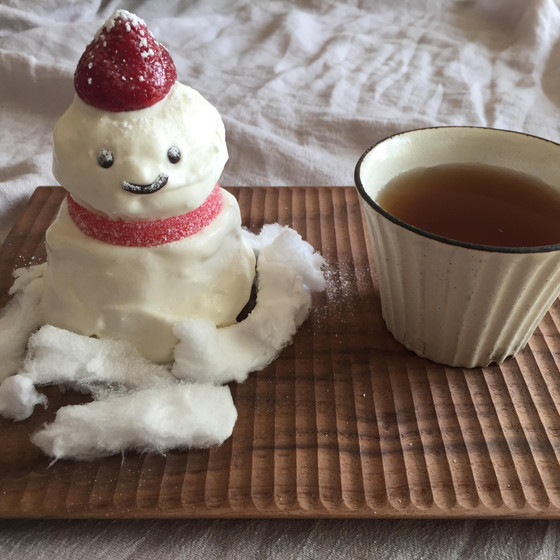 みんなで作ろう！雪だるまのクリスマスケーキ！