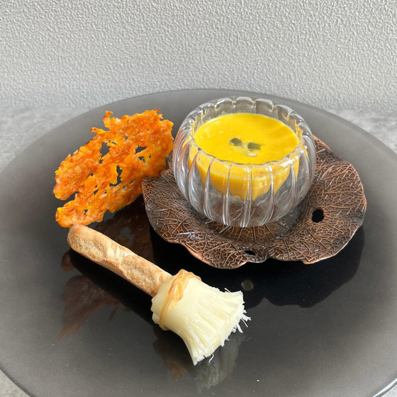 かぼちゃのスープ、魔女の箒、にんじんのガレット