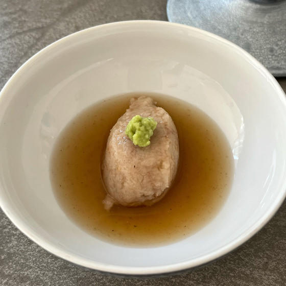 蓮餅　当日はエビと銀杏のあんかけ予定