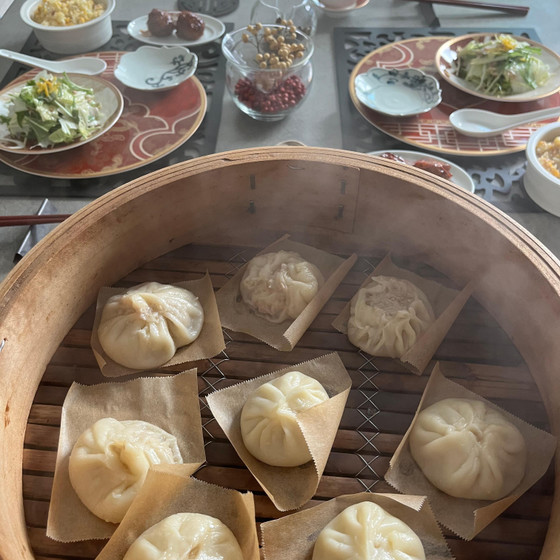 生地から作る小籠包 &  パラパラ炒飯　中国茶飲茶レッスン
