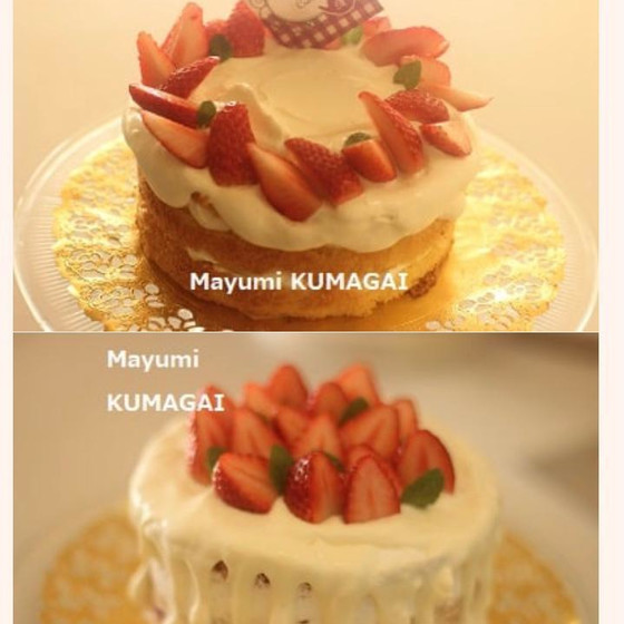 熊谷真由美ラクレムデクレム1台1人で作る【クリスマスケーキ1日単発講座】