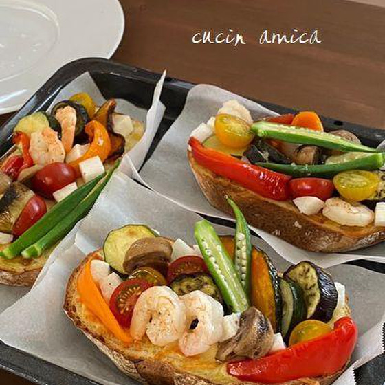 春野菜を愉しむタルティーヌレッスン