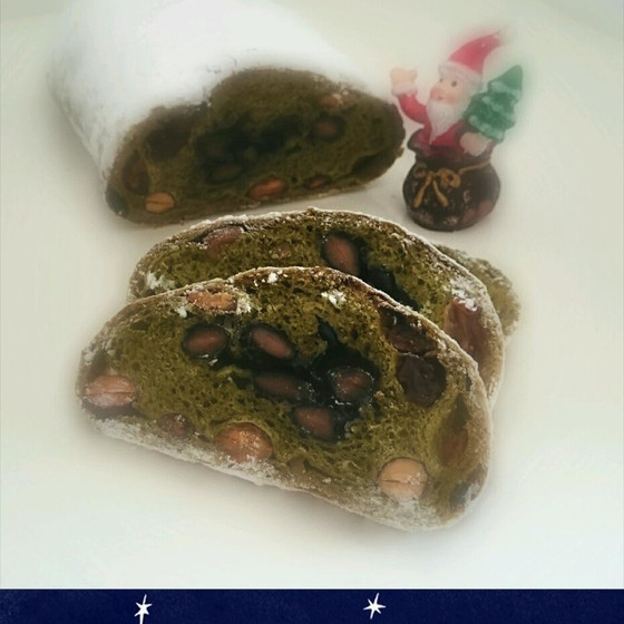 料理とデザートが学べる。ラ・フランス酵母抹茶シュトーレン