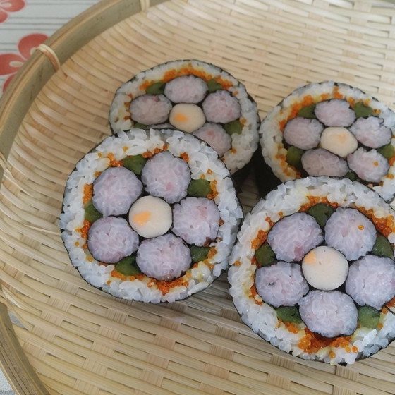 飾り巻き寿司　自宅レッスン