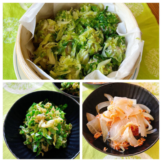 春野菜を時短で楽しむ♪シュウマイ・ナムル＆サッと煮