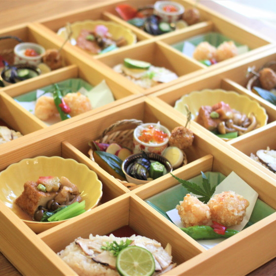 秋の松花堂弁当