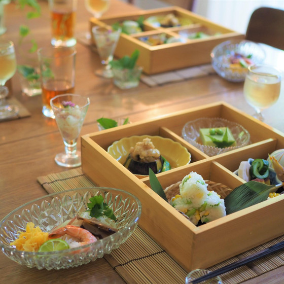 大暑の松花堂弁当
