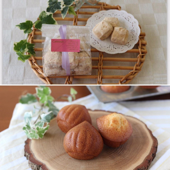 きなこクッキー＆米粉のきびマドレーヌ 