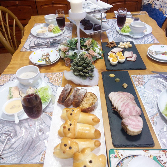 パンアフター教室干支パン＆X’masメニュー