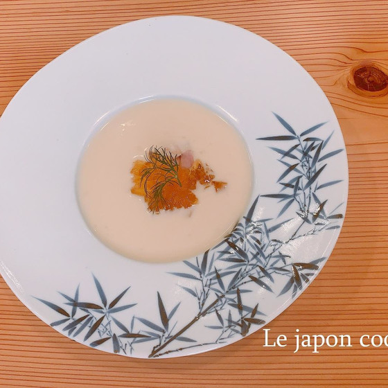 まるでレストランの味「蛤を使ったヴィシソワーズ」
