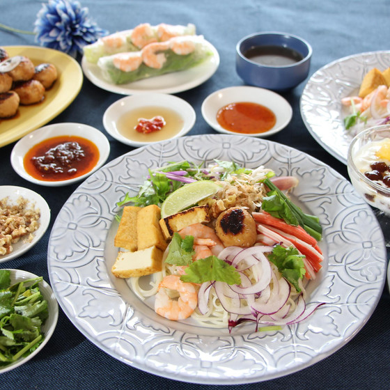 夏の麺アレンジエスニックレッスン