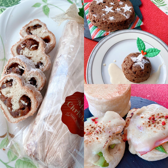 プラリネシュトーレン＆Ｘｍａｓプティング＆ラクレットマフィン
