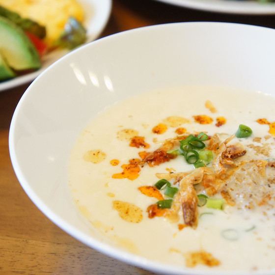 豆乳スープ＊朝ご飯にもおすすめのお手軽スープ