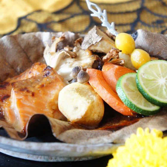 手軽にオーブンを使用して焼き上げます