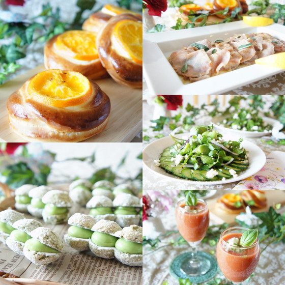 夏のリクエストレッスン❣️お持ち帰り付き『オレンジパン』&『ダックワーズ』