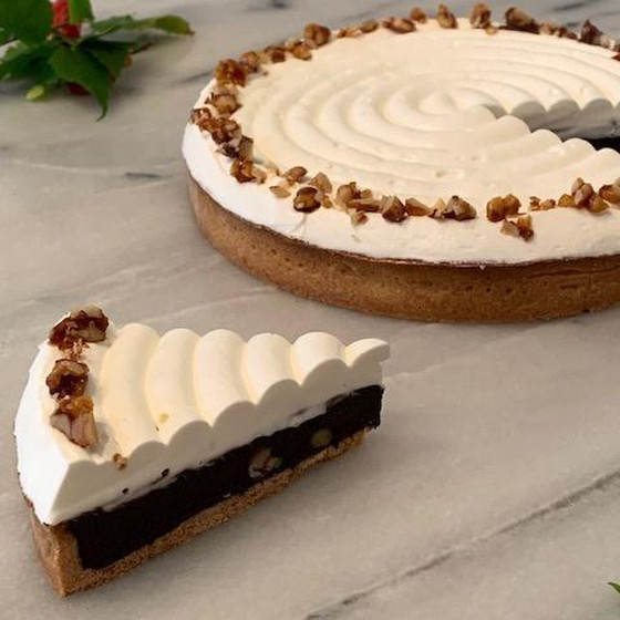 チョコレートを贅沢に使ったタルトとラングドシャのレッスンです