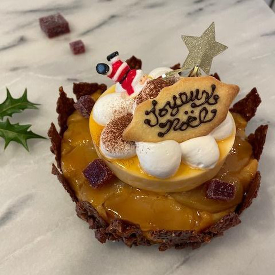楽しいクリスマスのホールケーキのレッスンを受講者募集中！