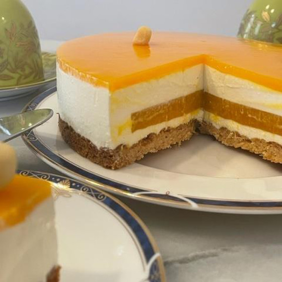 マンゴーのレアチーズケーキ、チョコチップクッキーの充実感満載のレッスン、受講者募集中！