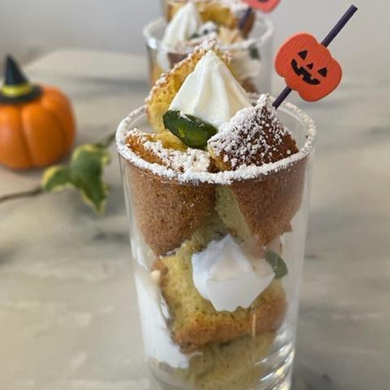 ハロウィーン特集！パンプキンシフォンとフィナンシエのレッスンです。