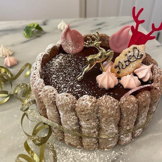 シャルロットケーキのクリスマスレッスン受講者募集中！