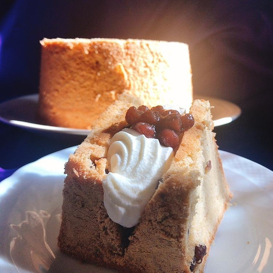 「きなことゆで小豆のシフォンケーキ」１７㎝丸シフォン型１台