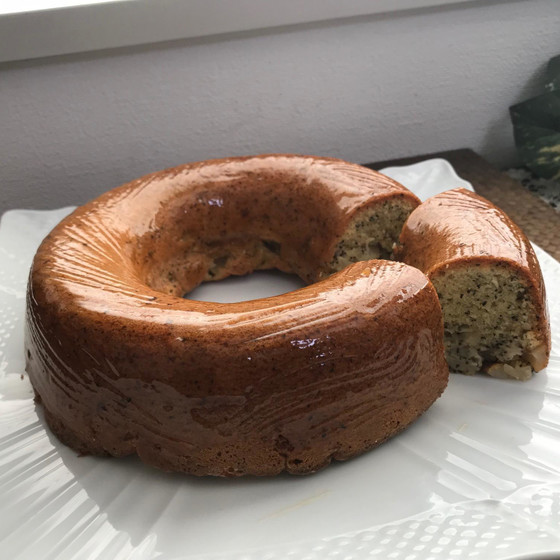 「アップルティーケーキ」１８㎝丸エンゼル型１台実習
