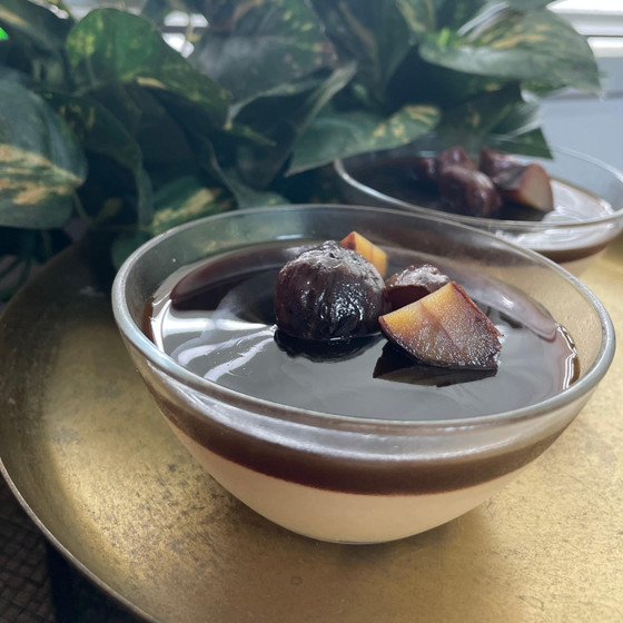 「カフェマロン」マロンムース＆コーヒーゼリー　カップ５個実習