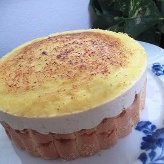 「さつまいものシャルロット」さつまいものムースケーキ/１５㎝丸セルクル１台実習