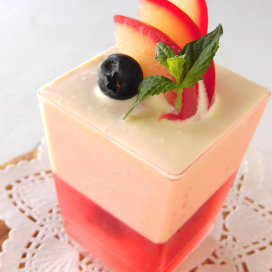 すもものカップデザートとほっこり♪ほうじ茶プリン