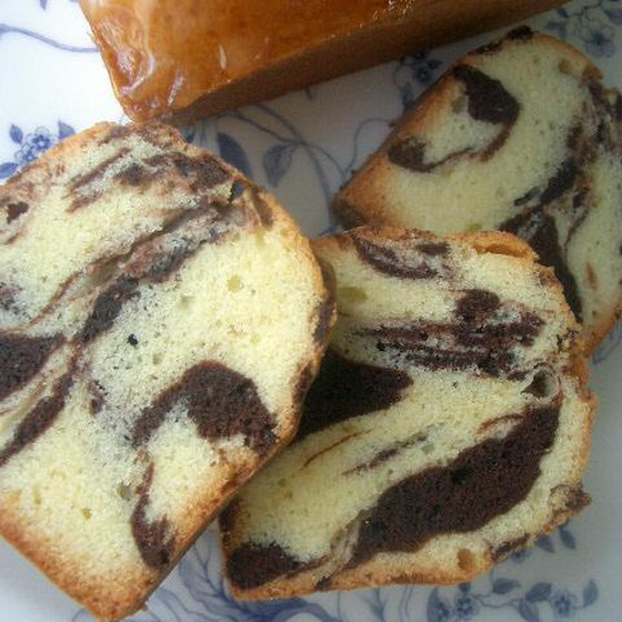 ♡キャトルキャールとマーブルケーキ♪ ナッペの練習　