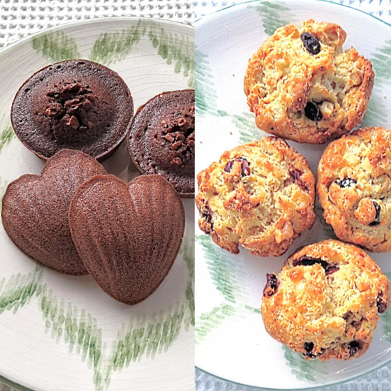 ザクザク スコーン2種とチョコフリアン♥食感の違う焼き菓子のギフトラッピング♪