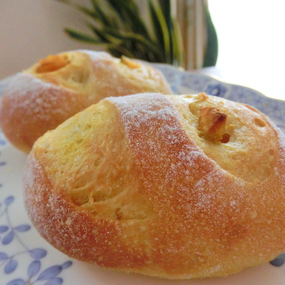 かぼちゃのクッペ（微量イースト低温長時間発酵パン）