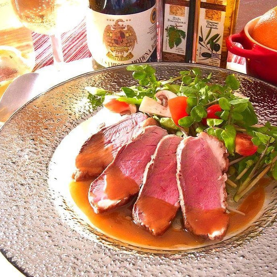 お家クリスマス♪リースサラダや鴨のグリル　デザートまで全4品