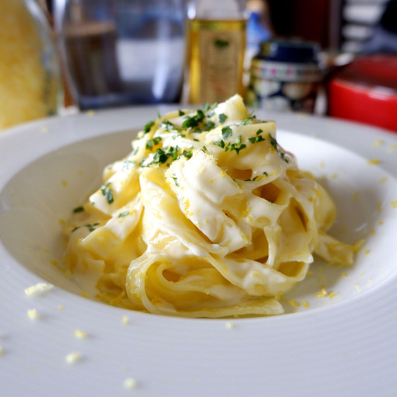 爽やか！レモンクリームパスタ
