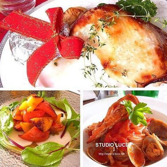 イタリアンなクリスマスパーティー♪定番のローストチキン　渡り蟹の贅沢パスタ　嬉しい自家製デザート付きレッスン